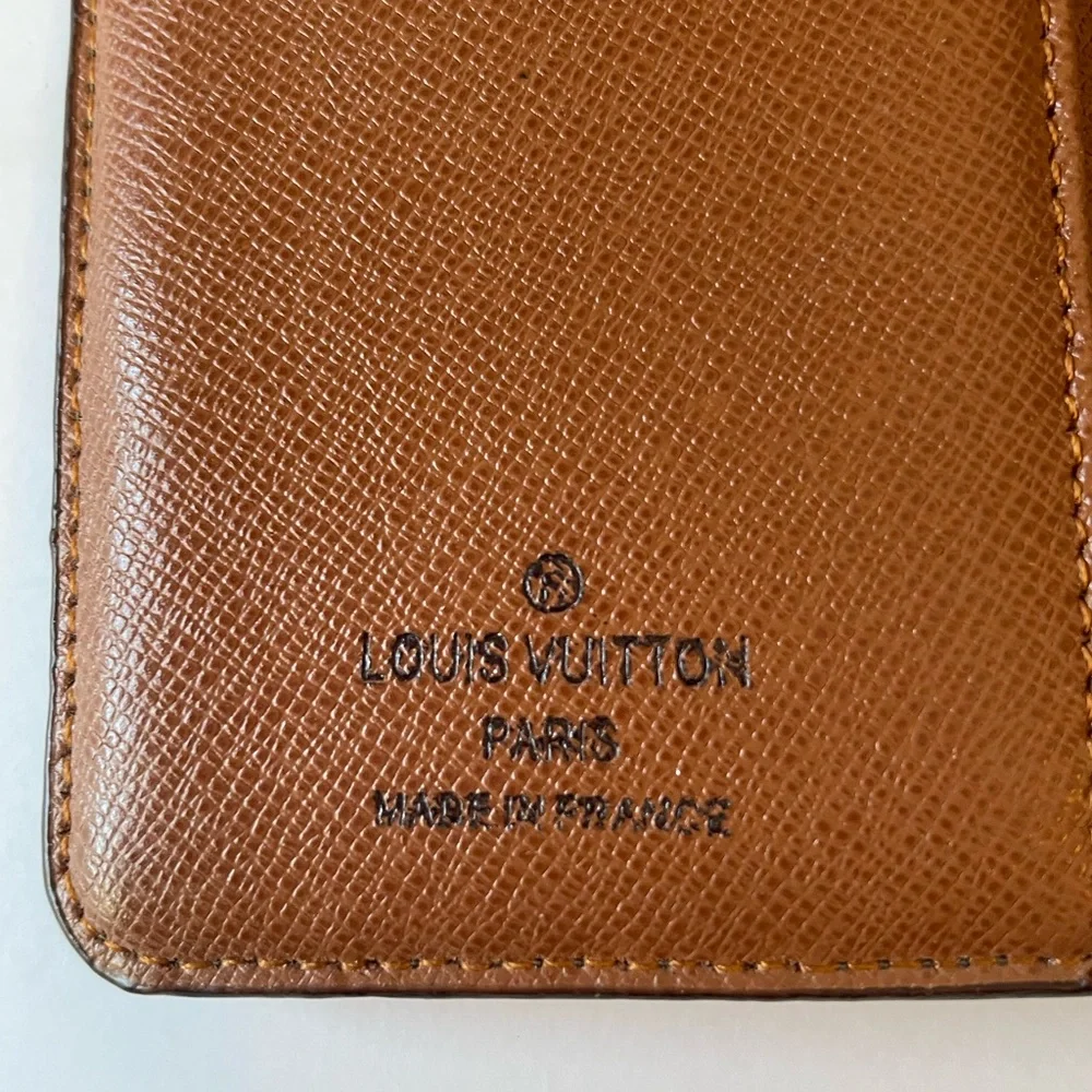 Louis Vuitton Brown and Gold Monogram Card Holder - Picture 6 of 6
